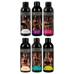 Conjunto de óleos de massagem Magoon (6 frascos de 100ml)