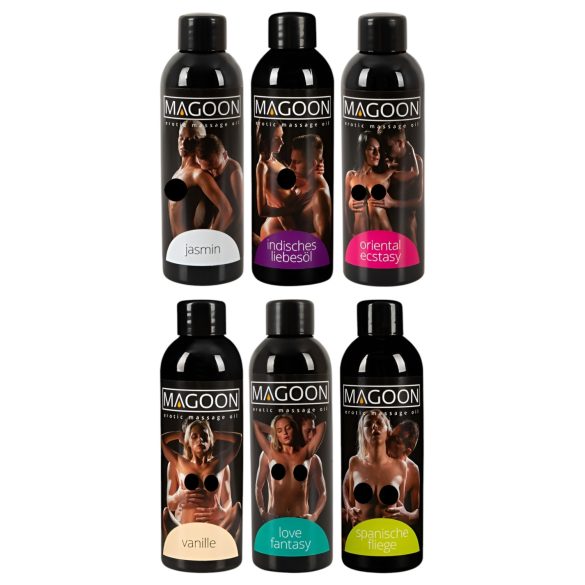 Conjunto de Óleos de Massagem Magoon (6 unid. x 100 ml)