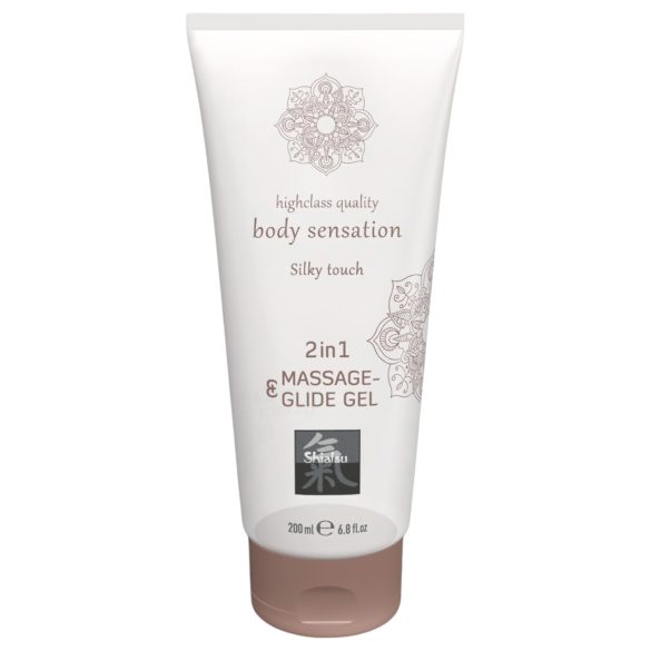Shiatsu 2em1 Toque Sedoso - Lubrificante de Massagem (200ml)