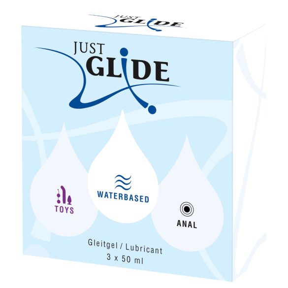 Conjunto de lubrificantes Just Glide (3x50ml)