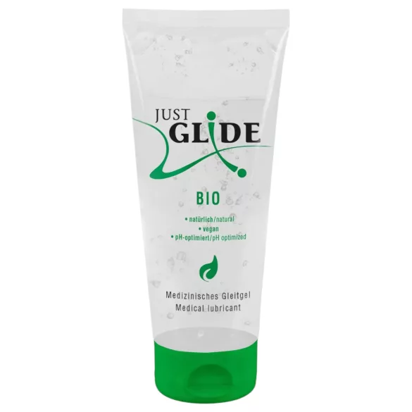 Just Glide Bio - lubrificante vegano à base de água (50 ml) - 200ml