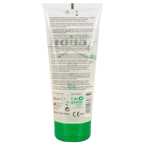 Just Glide Bio - lubrificante vegano à base de água (50 ml) - 200ml