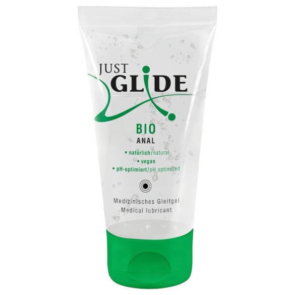 Just Glide Bio ANAL - lubrificante vegano à base de água (50ml)