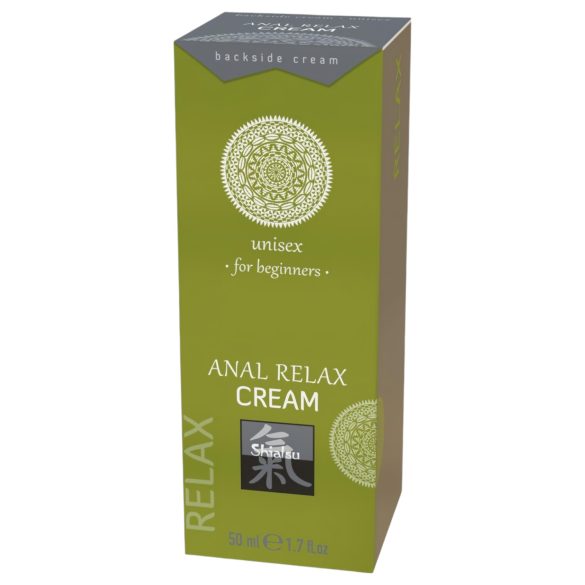 Creme Relaxante Anal Shiatsu HOT - lubrificante calmante (50ml)
