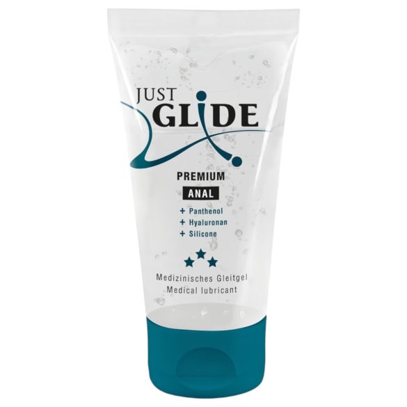 Just Glide Premium Anal - lubrificante nutritivo para ânus (50ml)