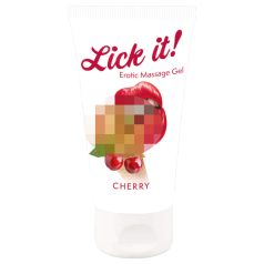 Lick it! - Lubrificante comestível 2 em 1 - cereja (50ml)
