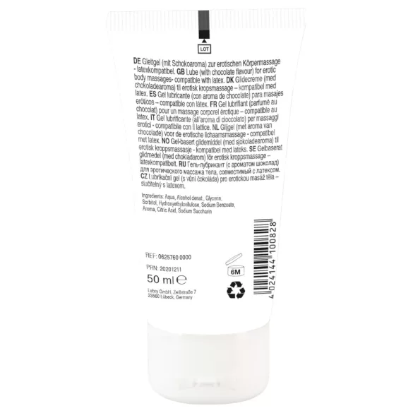 Lick it! - lubrificante comestível 2 em 1 - chocolate branco - 50ml