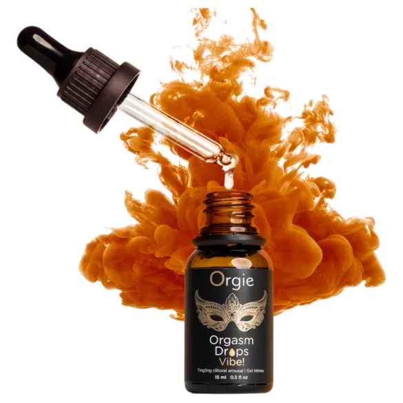 Orgie Orgasm Drops Vibe - gel íntimo formigante para mulheres (15 ml)