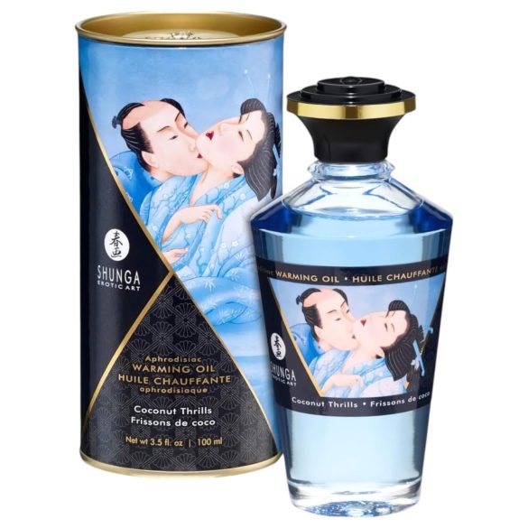 Shunga - Óleo de Massagem Aquecedor - Coco (100ml)