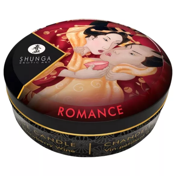 Shunga - vela de massagem - morango - 30ml