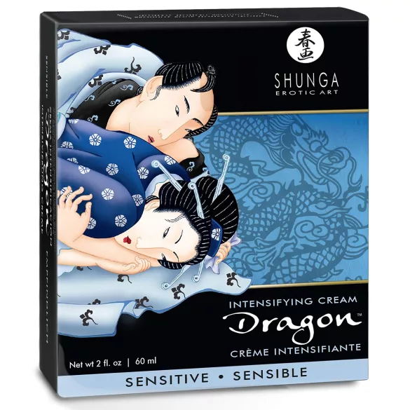 Shunga Dragon Sensitive - gel íntimo masculino - 60ml