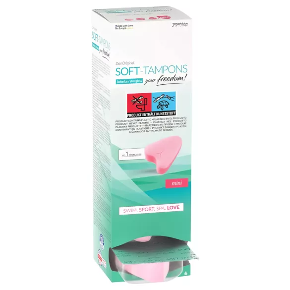 JoyDivision - absorvente interno soft mini - 10 unidades
