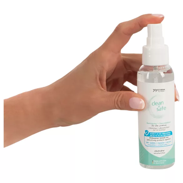 JoyDivision Clean Safe - spray desinfetante e limpador íntimo - 100ml