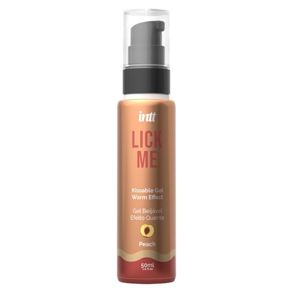Intt Lick Me - Gel Lubrificante Aquecedor de Pêssego (50ml)
