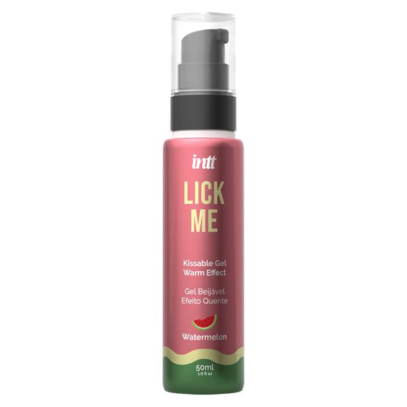 Intt Lick Me - Lubrificante quente sabor melancia 50ml