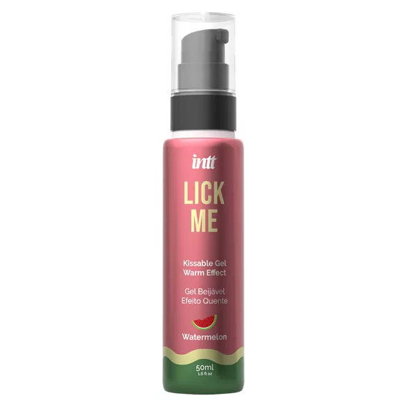 Intt Lick Me - gel lubrificante com efeito calor - melancia 50ml