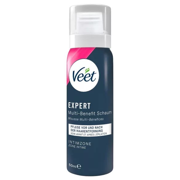Veet - creme depilatório íntimo e espuma hidratante para mulheres (2x50 ml)