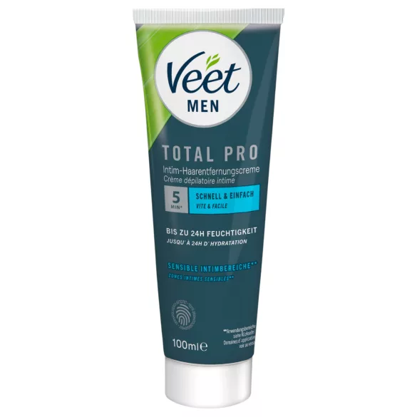 Veet - creme depilatório íntimo e bálsamo para homens (100 ml + 50 ml)