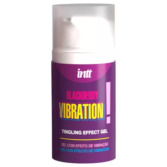 Intt - gel vibrador líquido - efeito vibratório - amora 15ml