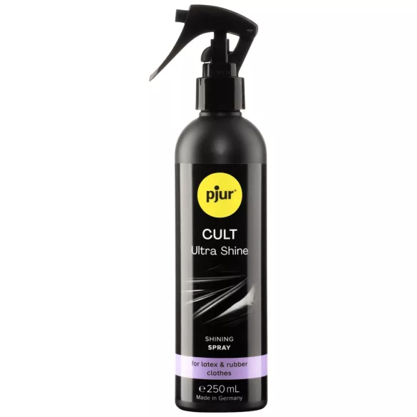 pjur Cult Ultra Shine - spray de brilho para roupa de látex (250 ml)