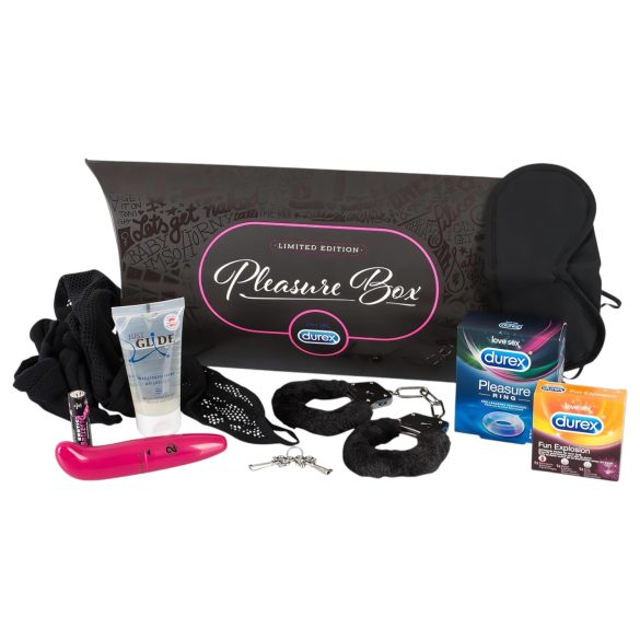 Caixa Prazer DUREX - Kit com Vibrador (8 peças)