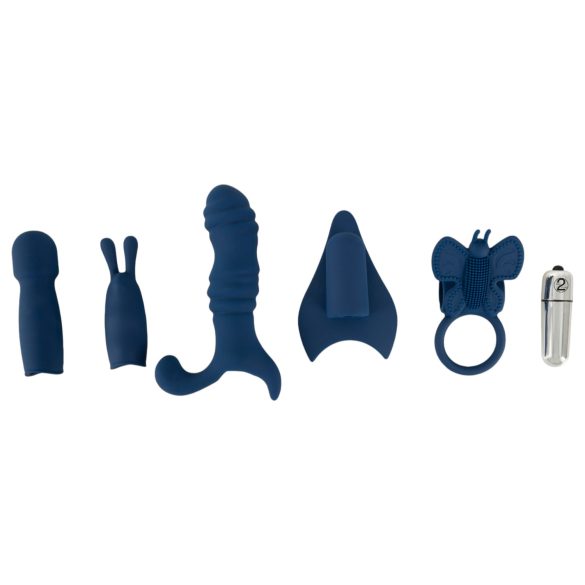 Conjunto Vibrador Magic Shiver (azul)
