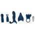 Magic Shiver - kit de vibradores - silicone azul