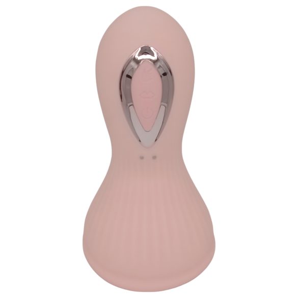 Lonely - vibrador rosa à prova d'água com sucção e lambida, recarregável