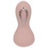 Lonely - vibrador rosa à prova d'água com sucção e lambida, recarregável