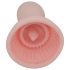 Lonely - vibrador rosa à prova d'água com sucção e lambida, recarregável
