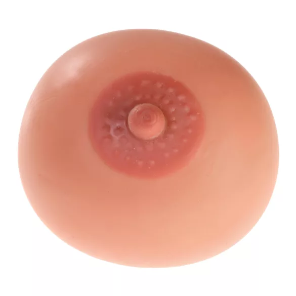 Stresszlabda - bola antiestresse seio feminino cor natural