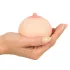 Stresszlabda - bola antiestresse seio feminino cor natural
