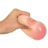 Stresszlabda - bola antiestresse seio feminino cor natural