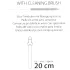 Straw Willy - canudo divertido pênis - plástico transparente (4 unidades)