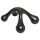 Cinza Sedutor: Massageador Corporal (Preto)