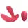 Cotoxo Saddle - vibrador de próstata com controle remoto - silicone vermelho