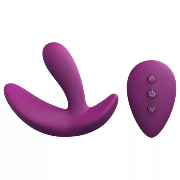 Cotoxo Saddle - vibrador de próstata com controle remoto - cor violeta