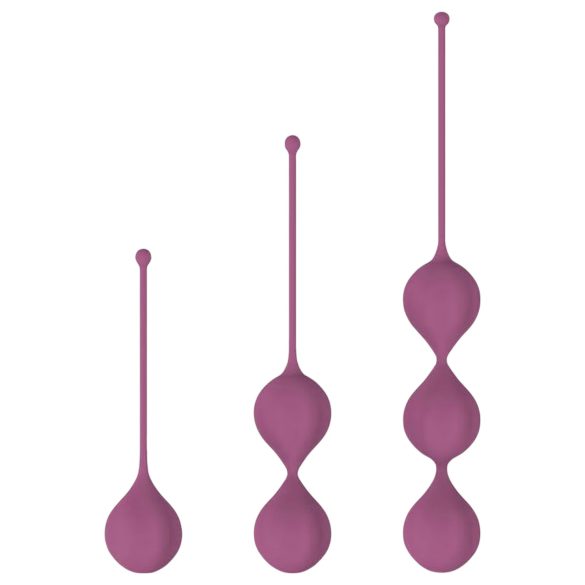 Cotoxo Belle - bolas Ben Wa - kit 3 peças - roxo