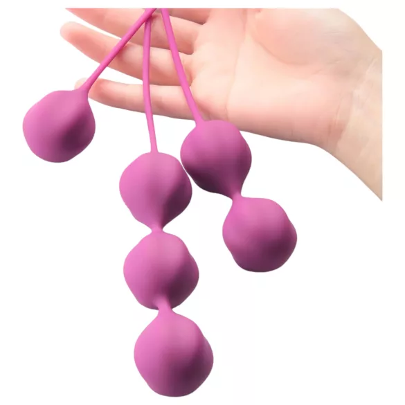 Cotoxo Belle - bolas Ben Wa - kit 3 peças - roxo
