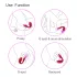 Cotoxo Cupid 2 - vibrador para casal com controle remoto - silicone vermelho