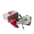 Cotoxo Cupid 2 - vibrador para casal com controle remoto - silicone vermelho