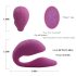 Cotoxo Cupid 2 - Vibrador para Casal com Controle Remoto (Violeta)