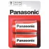 Panasonic - Pilha baby R14 C - pacote com 2 unidades