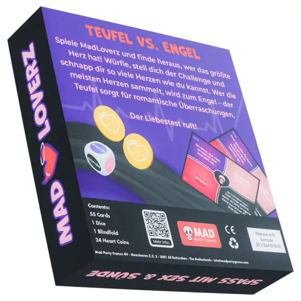 MadLoverz - jogo erótico de tabuleiro para casal - em inglês