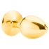 Sunfo - Plug Anal de Metal com Pedra Vermelha (Dourado)