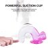 Sunfo - Dildo c/ ventosa e testículos - 22cm (transparente-roxo)