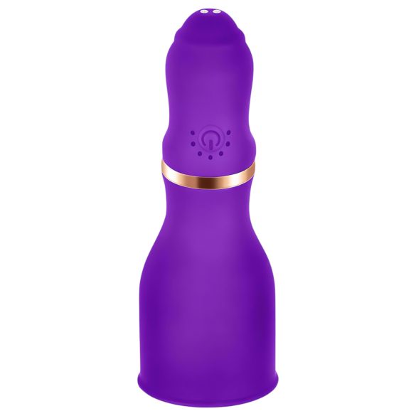 Sunfo - vibrador peniano recarregável - silicone roxo
