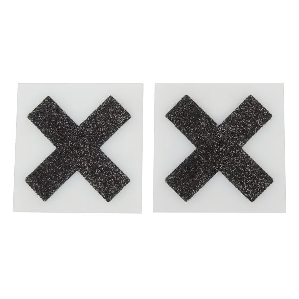 Adesivo de Mamilos Brilhantes - X