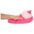 Pantufas de Pelúcia Rosa - Formato de Seio
