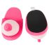 Pantufas de Pelúcia Rosa - Formato de Seio